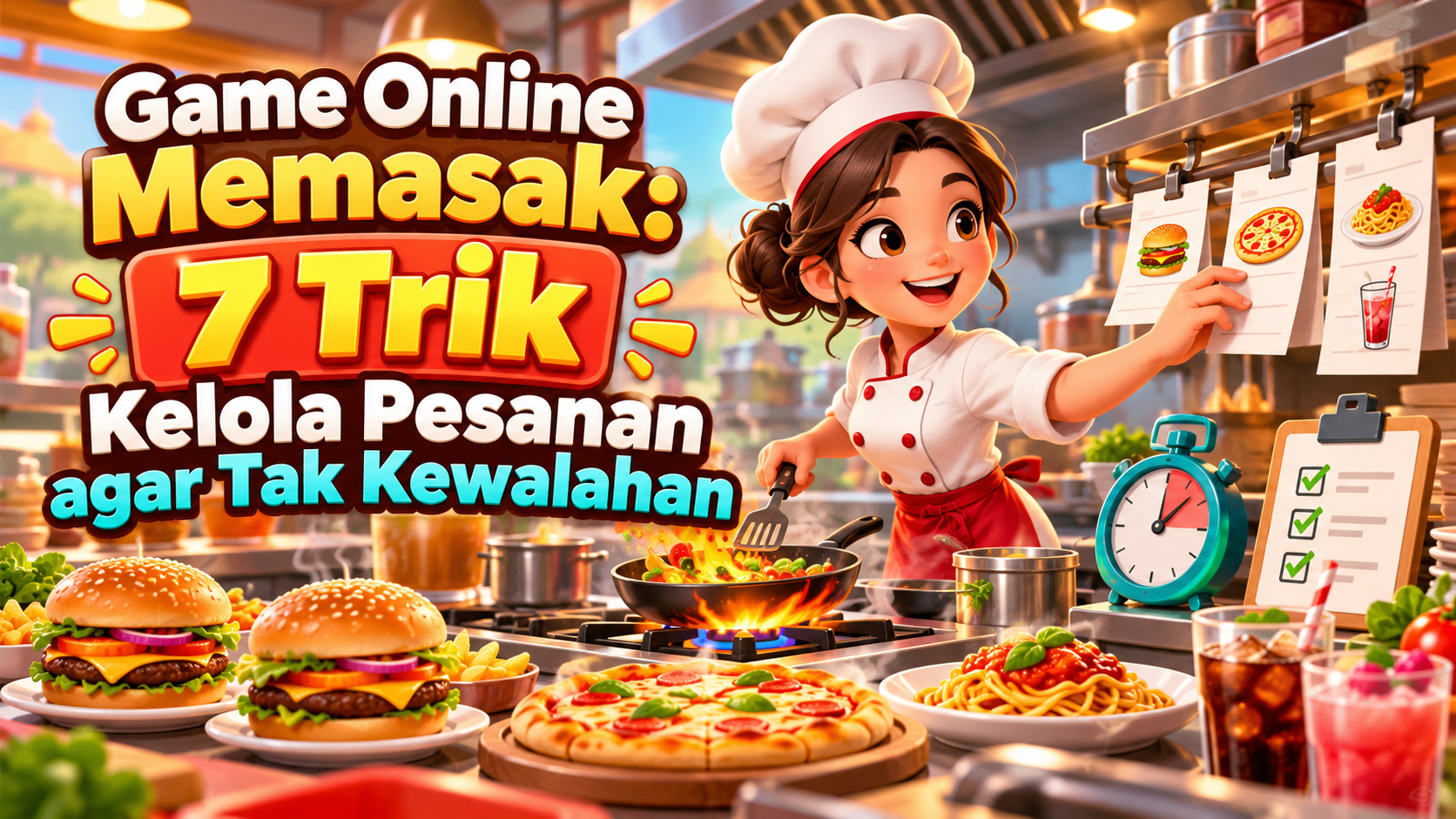 memasak - Game Online Memasak: 7 Trik Kelola Pesanan agar Tak Kewalahan