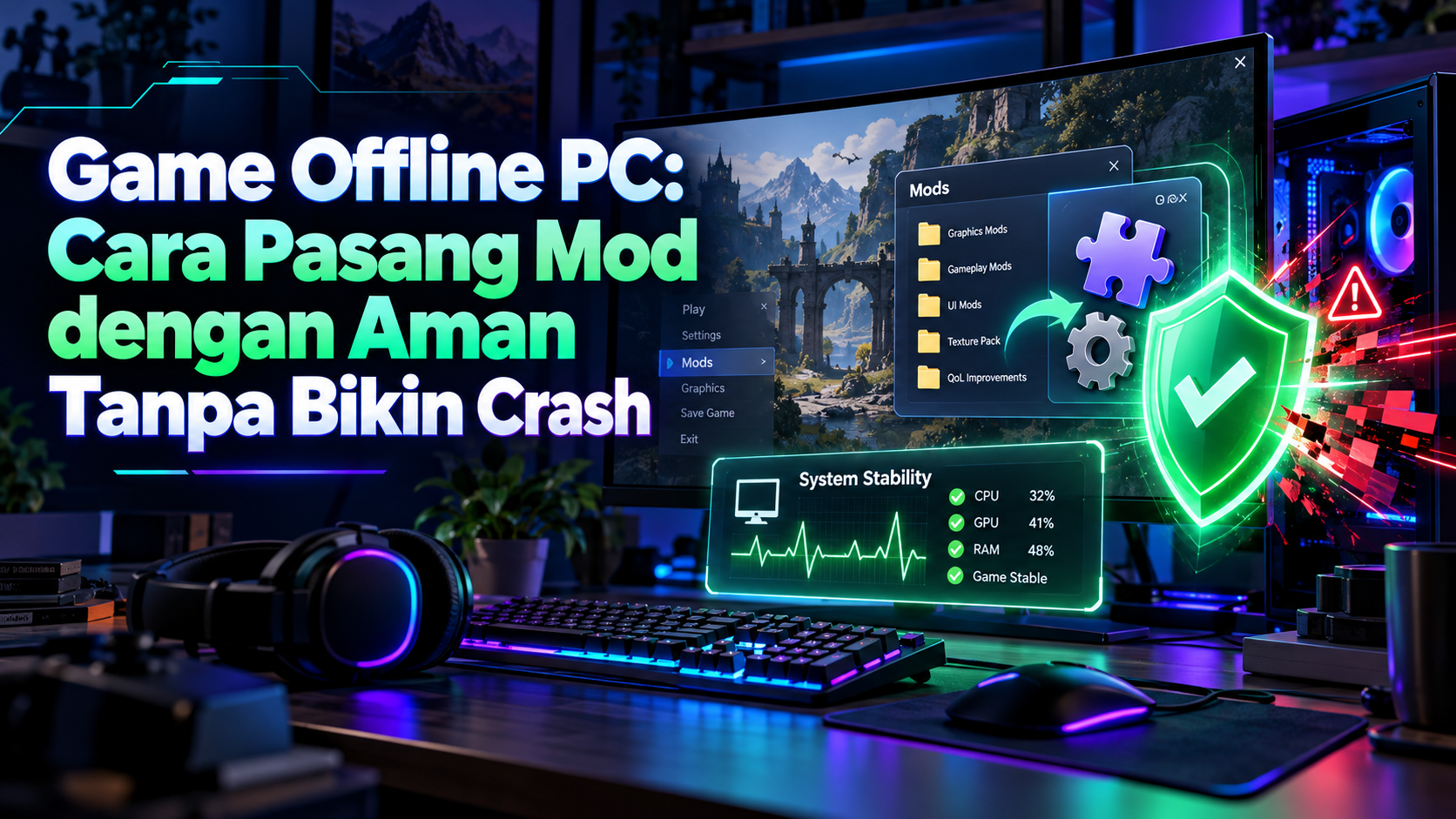 mod - Game Offline PC: Cara Pasang Mod dengan Aman Tanpa Bikin Crash
