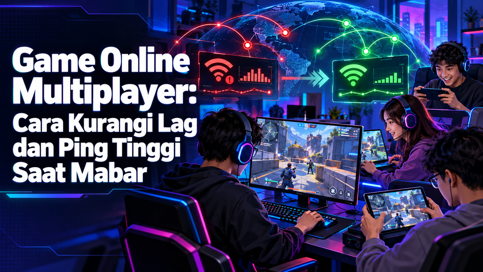 multiplayer - Game Online Multiplayer: Cara Kurangi Lag dan Ping Tinggi Saat Mabar